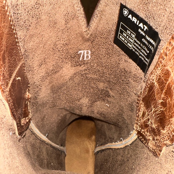7B Ariat Heritage Western snip toe boot - Picture 8 of 8